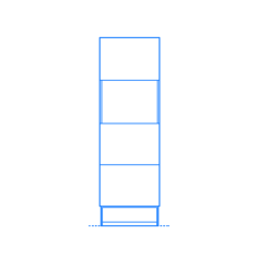 Furniture Bookcases Suspend Tall Bar Cabinet Outline Svg Vector, Free Vectors File